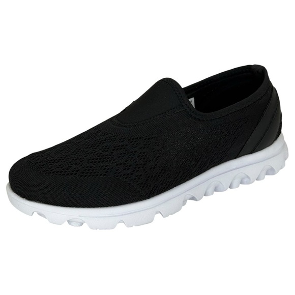Propet Travelactive Black Mesh Slip-On Womens Sneakers Size 7M - Picture 2 of 11